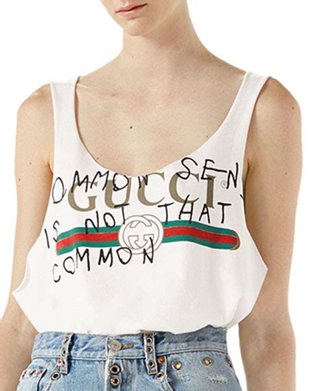 gucci common sense men tank top|dazed and confused gucci.